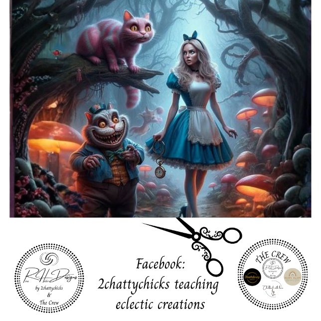 Decoupage Fantasy Girl Enchanted Mushroom Forest Tissue Paper (Creator Uploaded)