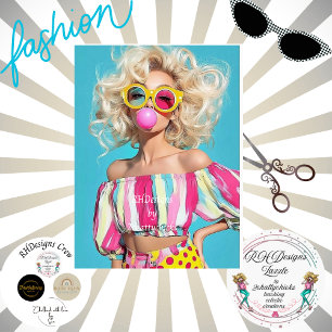 Decoupage Fashionable Chic Bold Stripes & Dots Tissue Paper