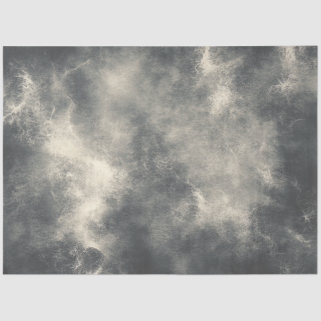 Decoupage Faux Cloudy Gray Web Texture Background  Tissue Paper (Front)