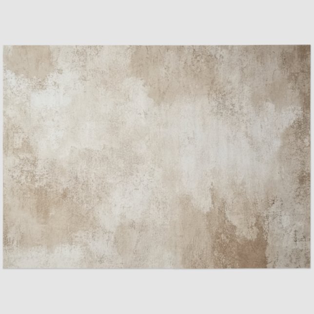 Decoupage Faux Finish Background of Brown Hues Tissue Paper (Front)