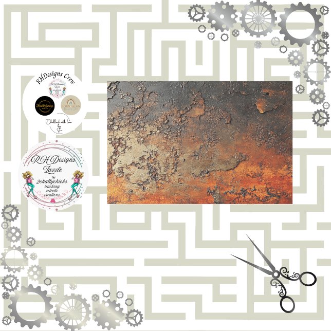 Decoupage Faux Finish Patina Copper  Tissue Paper (Creator Uploaded)