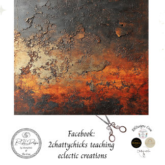 Decoupage Faux Finish Patina Copper Tissue Paper