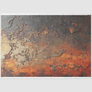 Decoupage Faux Finish Patina Copper Tissue Paper