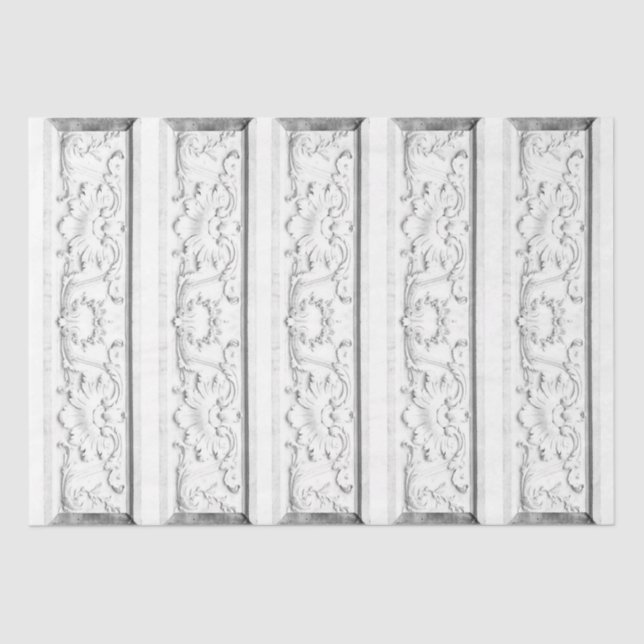 Decoupage French Frieze Palmette Scroll Furniture  Tissue Paper (Front)