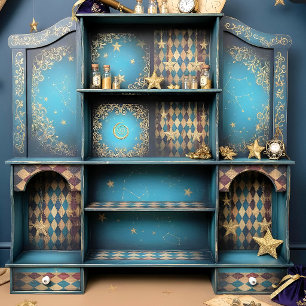 Decoupage Furniture Tissue Stars Paper