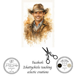 Decoupage Good Sherriff Clay Boone Tissue Paper