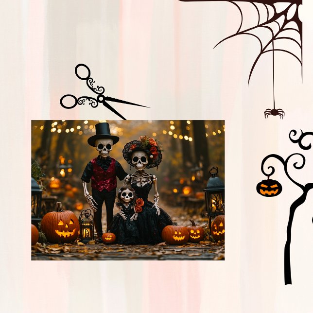 Decoupage Halloween Family Celebration  Tissue Paper (Creator Uploaded)