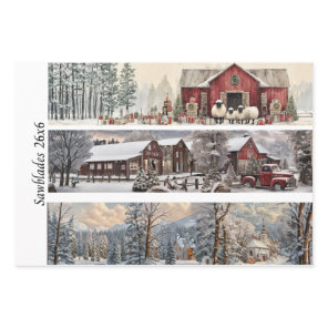 Decoupage Handsaw Designs Rooster Donkey Truck  Wrapping Paper Sheets
