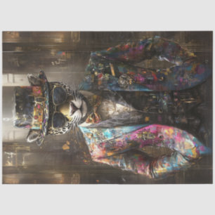 Decoupage Handsome Leopard Fashion Show Tissue Paper