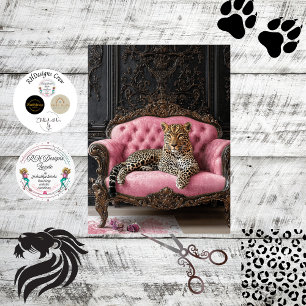 Decoupage Luxurious Vintage Leopard Lounging Tissue Paper