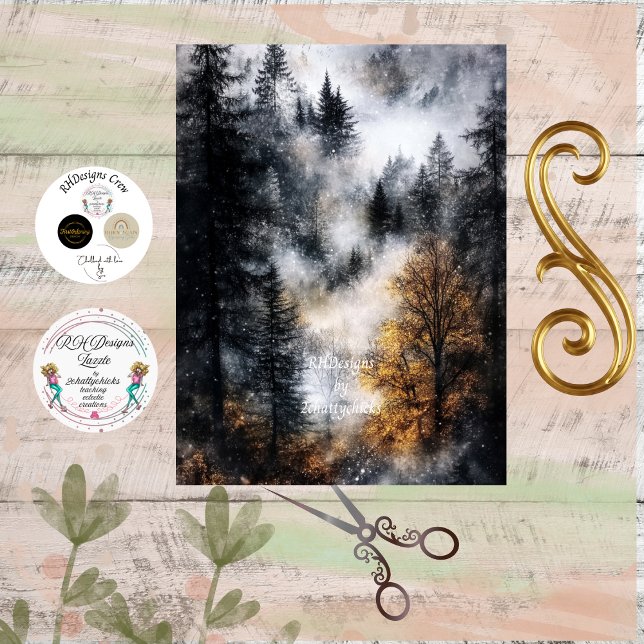 Decoupage Majestic Irish Mountain Range Tissue Paper (Creator Uploaded)