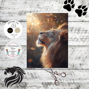 Decoupage Majestic Lion Aariah Lion of God Tissue Paper