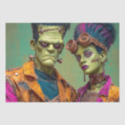 Decoupage Mr Mrs Hot & Haunted Couple