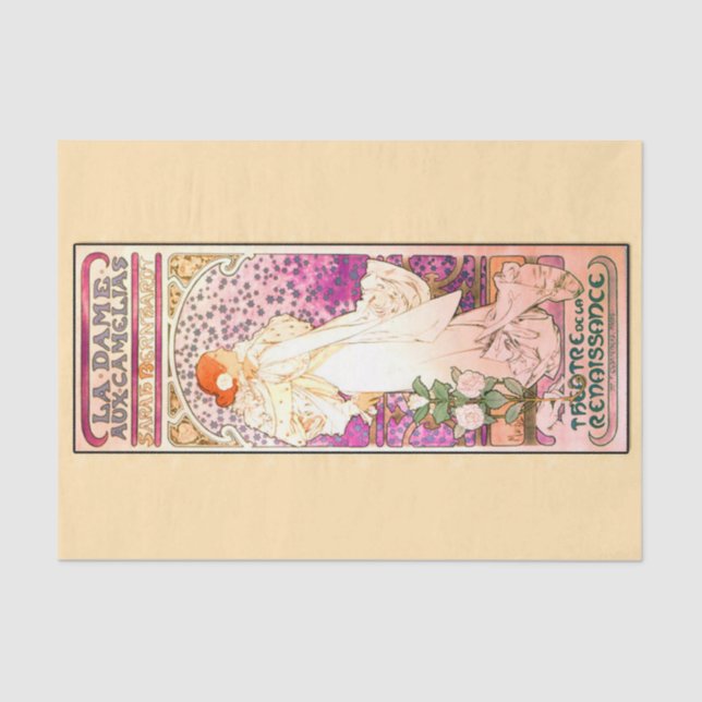 Decoupage Paper 10"x15" - Alphonse Mucha 28 (Front)