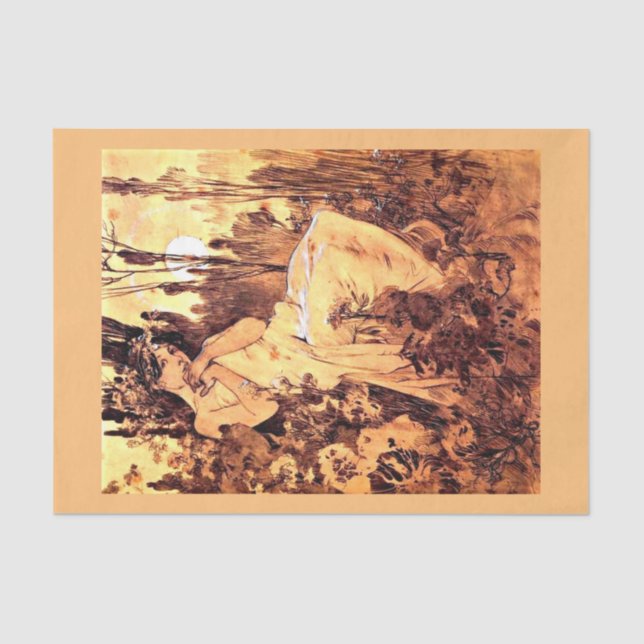 Decoupage Paper 10"x15" - Alphonse Mucha 4 (Front)