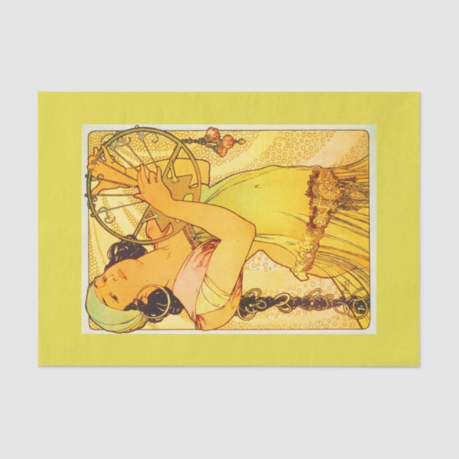 Decoupage Paper 10"x15" - Alphonse Mucha 46 (Front)