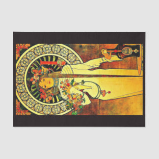 Decoupage Paper 10"x15" - Alphonse Mucha 6