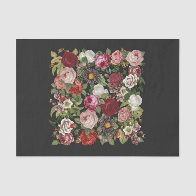 Decoupage Paper 10"x15" - Black Series 1 (Front)