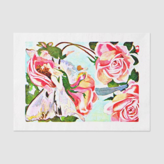 Decoupage Paper 10"x15" - Fairies 2 (Front)