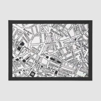 Decoupage Paper 10"x15" - Vintage Maps 2 - Boston