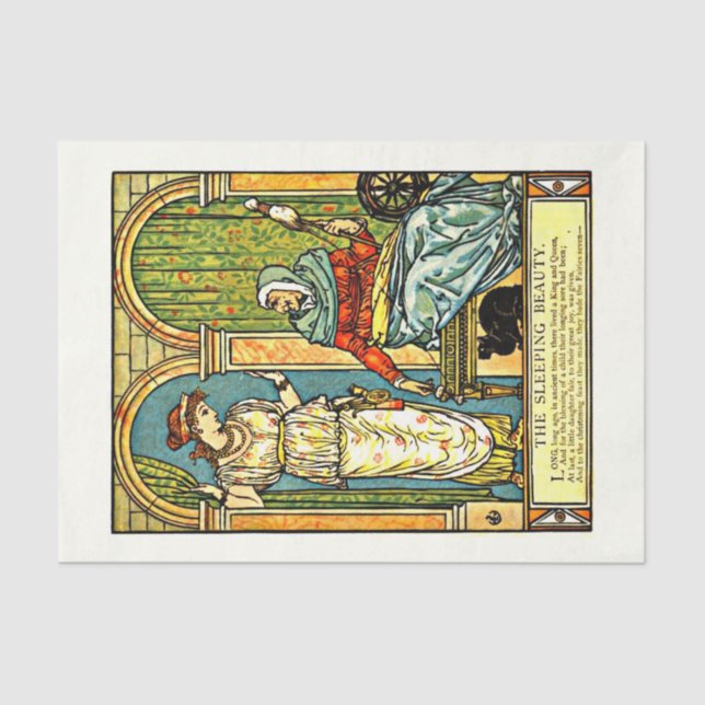 Decoupage Paper 10"x15" - Walter Crane 7 (Front)