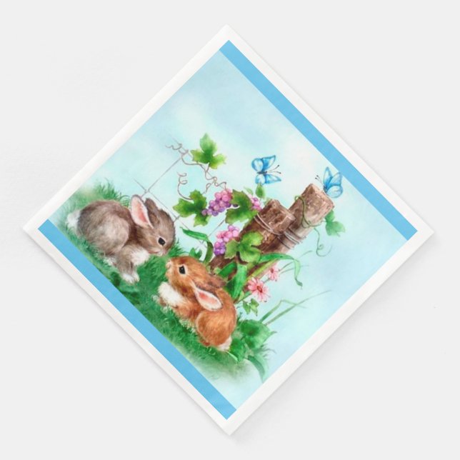 Decoupage Paper Dinner Napkins (Corner)