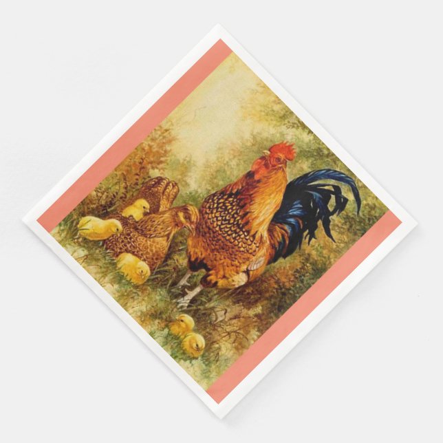 Decoupage Paper Dinner Napkins (Corner)