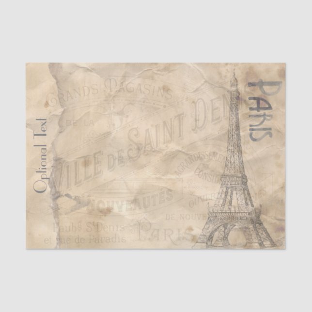 Decoupage Paper Paris Collage (Front)
