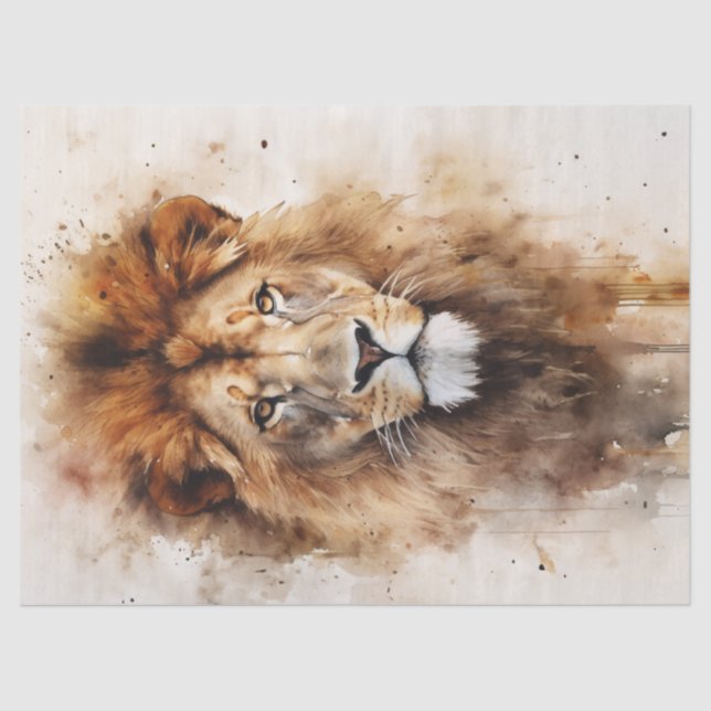 Decoupage Paper - The King's Stare (Front)