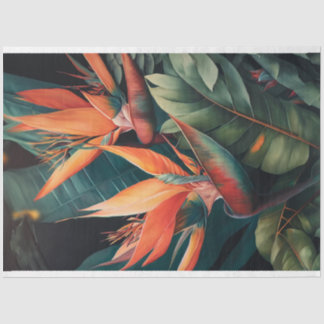 Decoupage Paper, Wrapping, - Blooming Splendor 3 Tissue Paper