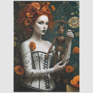 Decoupage Poetic Gothic Motifs  Tissue Paper