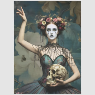 Decoupage Poetic Gothic Motifs Tissue Paper