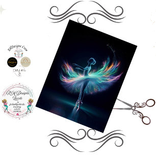 Decoupage Radiant of the Ora Ballerina Tissue Paper