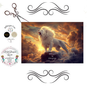 Decoupage Revelation 5:5 Lion of Judah Tissue Paper