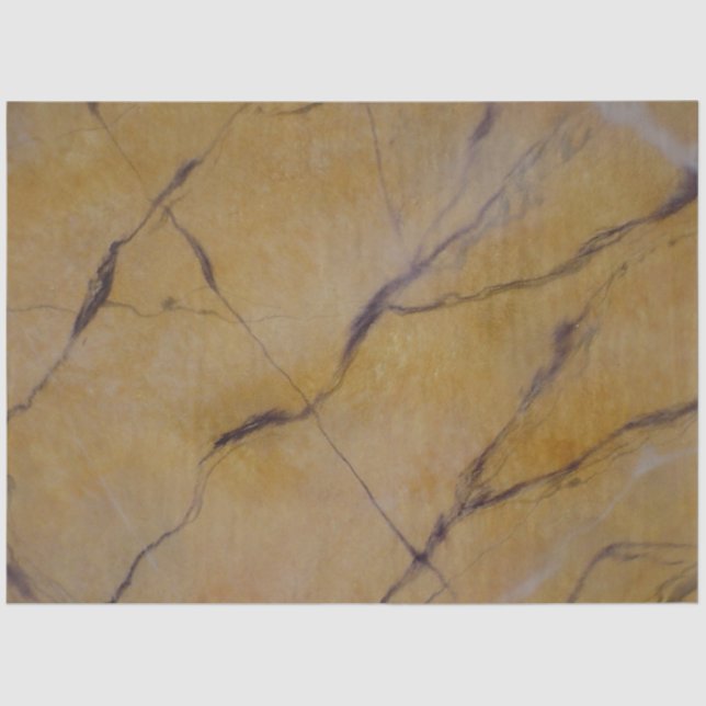 Decoupage Sienna Marble Faux Finish  Tissue Paper (Front)