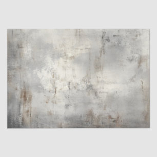 Decoupage Silver Gray Rust Faux Finish Background Tissue Paper