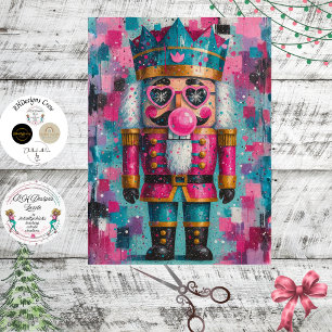 Decoupage Starlight Sass Whimsical Nutcracker Tissue Paper