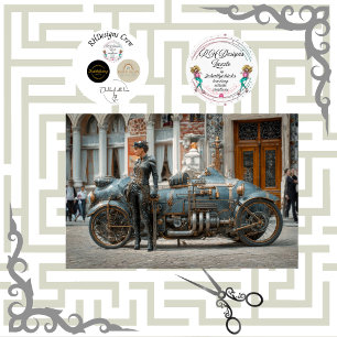 Decoupage Ste Phe Steampunk Art Tissue Paper
