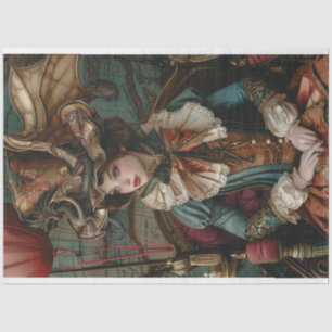 Decoupage Steampunk Gearheart Traveler Tissue Paper