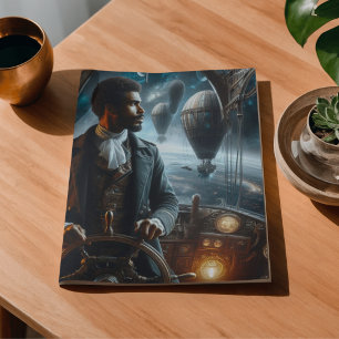 Decoupage Steampunk Victorian Space Air Captain Tissue Paper