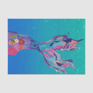 decoupage tissue paper, Mermaid tail Paper