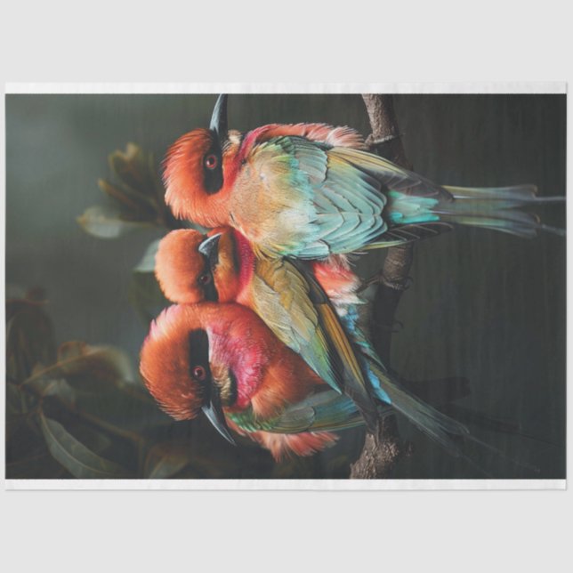 Decoupage Vibrant Colored  Tissue Paper (Front)