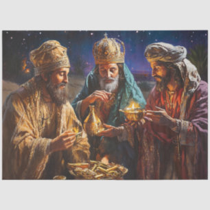 Decoupage Vintage 3 Wise Men Tissue Paper