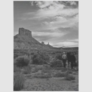 Decoupage Western Solitude Lisa Chappell Tissue Paper