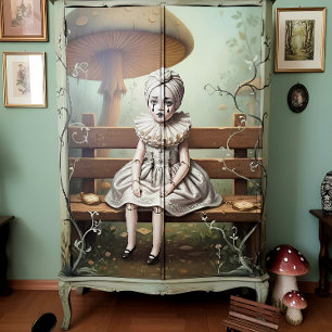 Decoupage Whimsical doll Tissue Paper