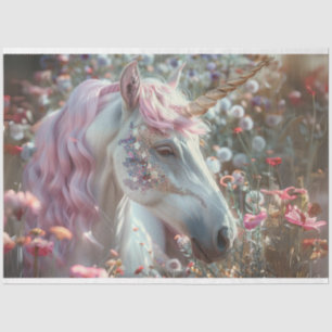 Decoupage Whimsical Fantasy Unicorn Tissue Paper