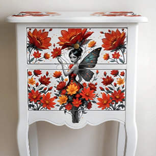 Decoupage Whimsical Flower Fairy Seidenpapier Tissue Paper