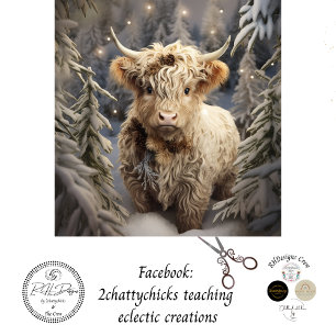 Decoupage Whimsical Highland Winter Wonderland Tissue Paper