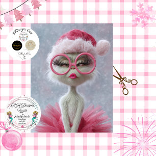 Decoupage Whimsical Prissy Pucker Sister 1 Tissue Paper