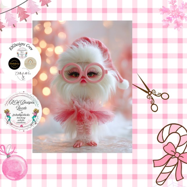 Decoupage Whimsical Prissy Pucker Sister #2 Tissue Paper (Creator Uploaded)